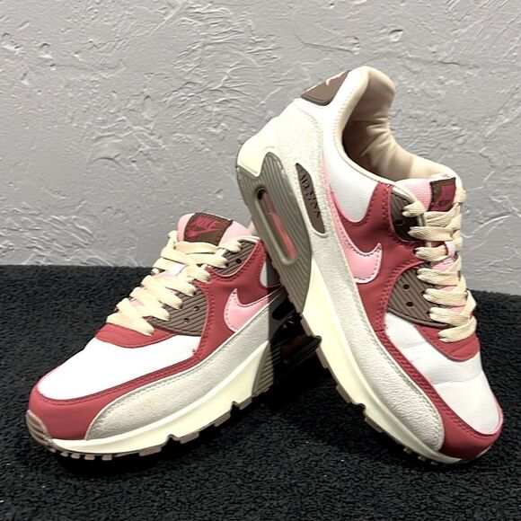 🔥🔥 NIKE AIR MAX 90 NRG “Bacon” Trainer Running Shoes Women Sz 8.5 - PERFECT - Picture 1 of 15